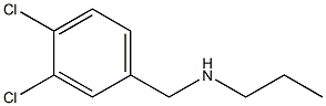 [(3,4-dichlorophenyl)methyl](propyl)amine Structure