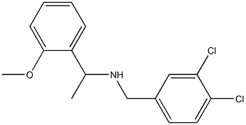 [(3,4-dichlorophenyl)methyl][1-(2-methoxyphenyl)ethyl]amine 구조식 이미지