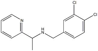 [(3,4-dichlorophenyl)methyl][1-(pyridin-2-yl)ethyl]amine 구조식 이미지