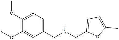 [(3,4-dimethoxyphenyl)methyl][(5-methylfuran-2-yl)methyl]amine 구조식 이미지