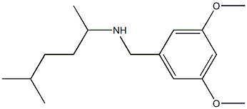 [(3,5-dimethoxyphenyl)methyl](5-methylhexan-2-yl)amine Structure