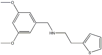 [(3,5-dimethoxyphenyl)methyl][2-(thiophen-2-yl)ethyl]amine Structure