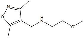[(3,5-dimethyl-1,2-oxazol-4-yl)methyl](2-methoxyethyl)amine 구조식 이미지