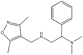 [(3,5-dimethyl-1,2-oxazol-4-yl)methyl][2-(dimethylamino)-2-phenylethyl]amine 구조식 이미지