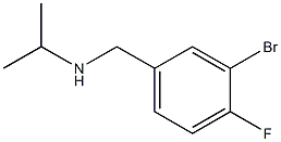 [(3-bromo-4-fluorophenyl)methyl](propan-2-yl)amine 구조식 이미지