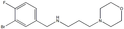 [(3-bromo-4-fluorophenyl)methyl][3-(morpholin-4-yl)propyl]amine 구조식 이미지