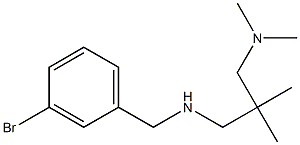 [(3-bromophenyl)methyl]({2-[(dimethylamino)methyl]-2-methylpropyl})amine 구조식 이미지