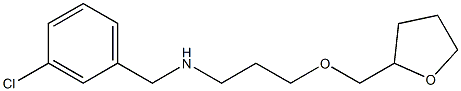 [(3-chlorophenyl)methyl][3-(oxolan-2-ylmethoxy)propyl]amine Structure