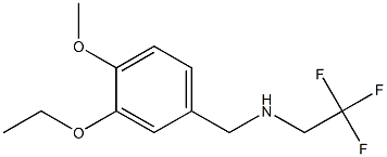 [(3-ethoxy-4-methoxyphenyl)methyl](2,2,2-trifluoroethyl)amine Structure