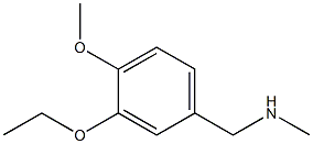 [(3-ethoxy-4-methoxyphenyl)methyl](methyl)amine Structure