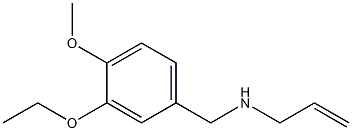 [(3-ethoxy-4-methoxyphenyl)methyl](prop-2-en-1-yl)amine 구조식 이미지