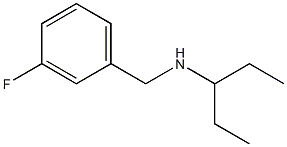 [(3-fluorophenyl)methyl](pentan-3-yl)amine Structure