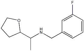 [(3-fluorophenyl)methyl][1-(oxolan-2-yl)ethyl]amine 구조식 이미지