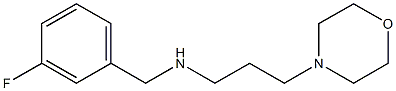 [(3-fluorophenyl)methyl][3-(morpholin-4-yl)propyl]amine Structure