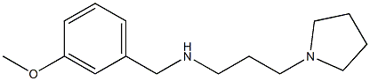 [(3-methoxyphenyl)methyl][3-(pyrrolidin-1-yl)propyl]amine 구조식 이미지