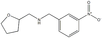 [(3-nitrophenyl)methyl](oxolan-2-ylmethyl)amine 구조식 이미지