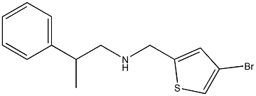 [(4-bromothiophen-2-yl)methyl](2-phenylpropyl)amine Structure