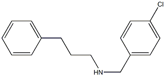 [(4-chlorophenyl)methyl](3-phenylpropyl)amine 구조식 이미지