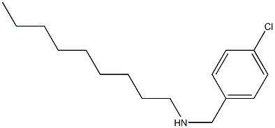 [(4-chlorophenyl)methyl](nonyl)amine 구조식 이미지