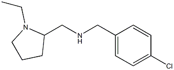 [(4-chlorophenyl)methyl][(1-ethylpyrrolidin-2-yl)methyl]amine 구조식 이미지