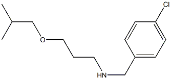 [(4-chlorophenyl)methyl][3-(2-methylpropoxy)propyl]amine Structure