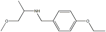 [(4-ethoxyphenyl)methyl](1-methoxypropan-2-yl)amine 구조식 이미지