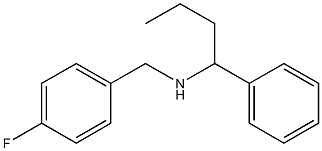 [(4-fluorophenyl)methyl](1-phenylbutyl)amine 구조식 이미지