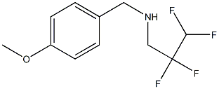 [(4-methoxyphenyl)methyl](2,2,3,3-tetrafluoropropyl)amine Structure