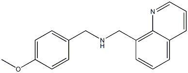 [(4-methoxyphenyl)methyl](quinolin-8-ylmethyl)amine 구조식 이미지