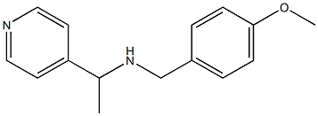 [(4-methoxyphenyl)methyl][1-(pyridin-4-yl)ethyl]amine 구조식 이미지