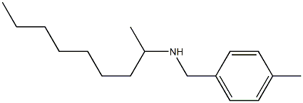 [(4-methylphenyl)methyl](nonan-2-yl)amine Structure