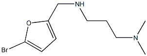 [(5-bromofuran-2-yl)methyl][3-(dimethylamino)propyl]amine Structure