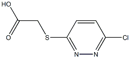 [(6-chloropyridazin-3-yl)thio]acetic acid Structure