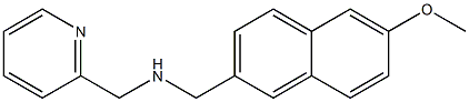 [(6-methoxynaphthalen-2-yl)methyl](pyridin-2-ylmethyl)amine 구조식 이미지