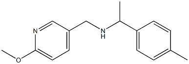 [(6-methoxypyridin-3-yl)methyl][1-(4-methylphenyl)ethyl]amine Structure