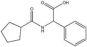 [(cyclopentylcarbonyl)amino](phenyl)acetic acid 구조식 이미지