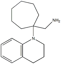 [1-(1,2,3,4-tetrahydroquinolin-1-yl)cycloheptyl]methanamine Structure