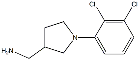 [1-(2,3-dichlorophenyl)pyrrolidin-3-yl]methanamine 구조식 이미지