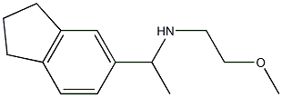 [1-(2,3-dihydro-1H-inden-5-yl)ethyl](2-methoxyethyl)amine Structure