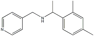 [1-(2,4-dimethylphenyl)ethyl](pyridin-4-ylmethyl)amine Structure