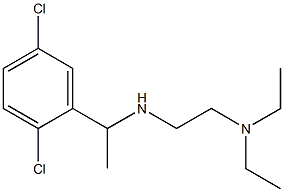 [1-(2,5-dichlorophenyl)ethyl][2-(diethylamino)ethyl]amine 구조식 이미지