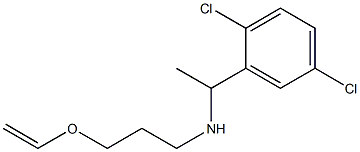 [1-(2,5-dichlorophenyl)ethyl][3-(ethenyloxy)propyl]amine 구조식 이미지