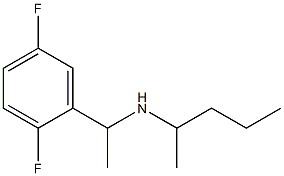 [1-(2,5-difluorophenyl)ethyl](pentan-2-yl)amine 구조식 이미지