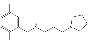 [1-(2,5-difluorophenyl)ethyl][3-(pyrrolidin-1-yl)propyl]amine 구조식 이미지