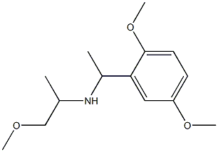 [1-(2,5-dimethoxyphenyl)ethyl](1-methoxypropan-2-yl)amine Structure