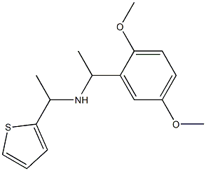 [1-(2,5-dimethoxyphenyl)ethyl][1-(thiophen-2-yl)ethyl]amine 구조식 이미지