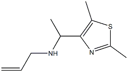 [1-(2,5-dimethyl-1,3-thiazol-4-yl)ethyl](prop-2-en-1-yl)amine Structure