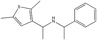 [1-(2,5-dimethylthiophen-3-yl)ethyl](1-phenylethyl)amine 구조식 이미지