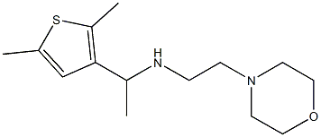 [1-(2,5-dimethylthiophen-3-yl)ethyl][2-(morpholin-4-yl)ethyl]amine 구조식 이미지