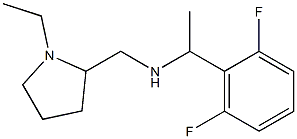 [1-(2,6-difluorophenyl)ethyl][(1-ethylpyrrolidin-2-yl)methyl]amine 구조식 이미지